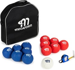Megaform set de boccia - boules souples et sac de transport inclus
