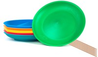 Circus JOJO set d’assiettes de jonglage - 6 pièces extra solides avec bâtons