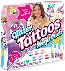 Glitter Tattoos Mega Pack coffret créatif pour enfants