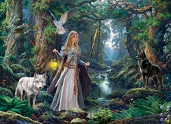 Eurographics legpuzzel Fantasy Forest 1000 stukjes 68x48cm karton