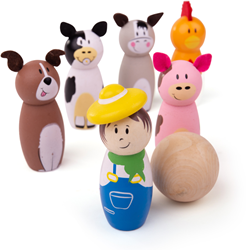 Bigjigs Skittles de la ferme