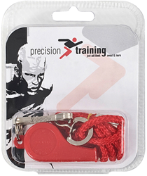 Precision sifflet avec cordon - sifflet d'arbitre en plastique noir