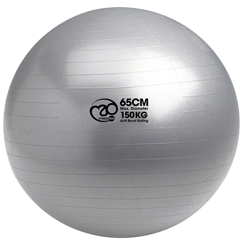 Fitness Mad 150kg Anti-Burst Swiss Ball Graphite - 55cm