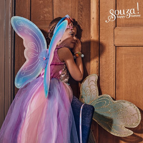 Souza for Kids jurk Felicity met vleugels - verkleedset 5-7 jaar 110-122 cm-3