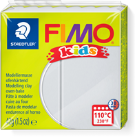 Fimo pâte à modeler kids gris clair 42g cuisson créative