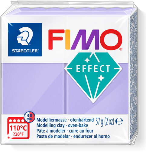 Fimo boetseerklei soft lila 57g - creatieve polymeer klei