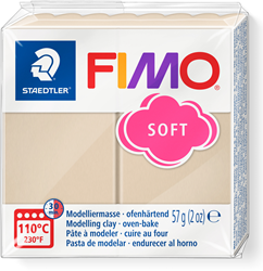 Fimo pâte à modeler Soft 57g Sahara - argile polymère à cuire