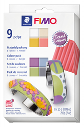 Fimo pâte à modeler set bracelets - couleurs tendance - argile polymère