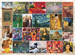 Eurographics kunstcollage puzzel - 1000 stukjes - legpuzzel