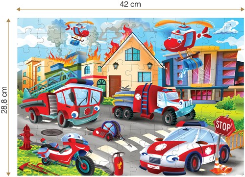 Roovi Fire Engines - 100 Teile
