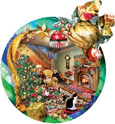 SunsOut puzzel Fireside Ornament - legpuzzel 750 stukjes kerst