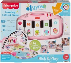 Mattel baby speelkleed Glow & Grow Kick & Play Gym roze - educatief speelgoed