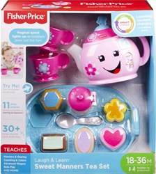 Mattel service à thé jouet Fisher-Price Laugh & Learn avec lumière et son