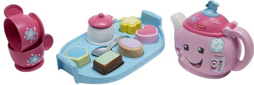 Mattel theeservies speelgoed Fisher-Price Laugh & Learn met licht en geluid-2