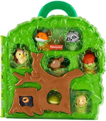 Mattel Little People bosvrienden draagkoffer speelgoedset