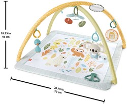 Fisher-Price tapis d'éveil Sensimals nouveau-né multicolore