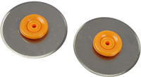 Fiskars rolmes reservemesjes 28mm voor papiersnijder oranje