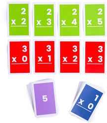 BigJigs Flashcards jouet éducatif - multiplications 1-6