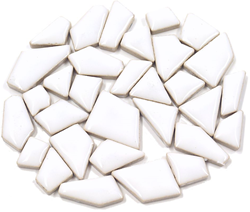 Colourful Mosaics mozaïek speelgoed Flip Mini Uni wit 100 gr creatief