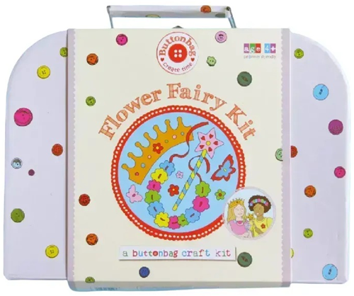 Buttonbag Flower Fairy kit créatif - Jouet créatif pour enfants