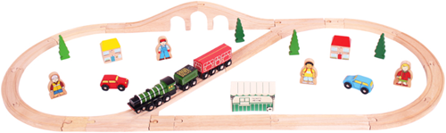 Bigjigs Flying Scotsman Train Set