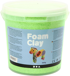 Foam Clay - Neon Groen, 560gr.