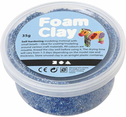 Foam Clay - Blauw, 35gr.