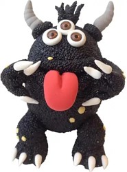 Foam Clay Foam Clay DIY Kit Monster Zwart