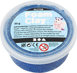 Foam Clay Foam Clay® Glitter Donker Blauw 35gr