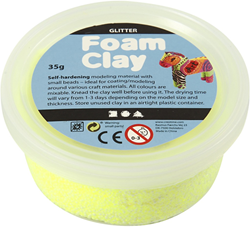 Foam Clay Foam Clay® Glitter Geel 35gr