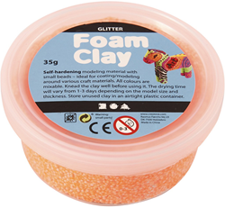 Foam Clay Foam Clay® Glitter Oranje 35gr