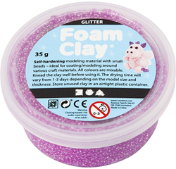 Foam Clay Foam Clay® Glitter Paars 35gr