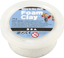 Foam Clay Foam Clay® Glow in the Dark Wit 35gr