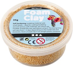 Foam Clay®, goud, metallic, 35 gr/ 1 Doosje