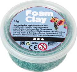 Foam Clay - Donkergroen, 35gr.