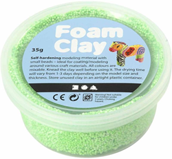 Foam Clay - Neon Groen, 35gr.