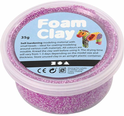 Foam Clay - Neon Paars, 35gr.