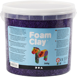 Foam Clay boetseerklei paars 560gr - creatief speelgoed voor kinderen