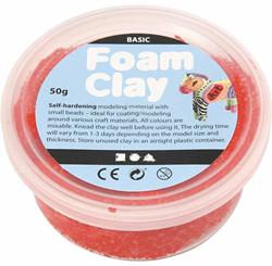 Foam Clay - Rood, 35gr.