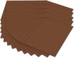 Folia carton photo A4 chocolat brun 300g 50 feuilles papier créatif
