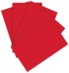 Folia knutselkarton A4 rood 220g 100 vel voor kaarten en hobby