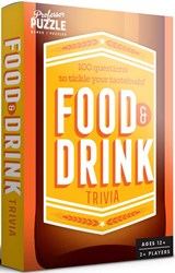 Professor Puzzle quizspel Food & Drink Trivia kaartspel 100 vragen
