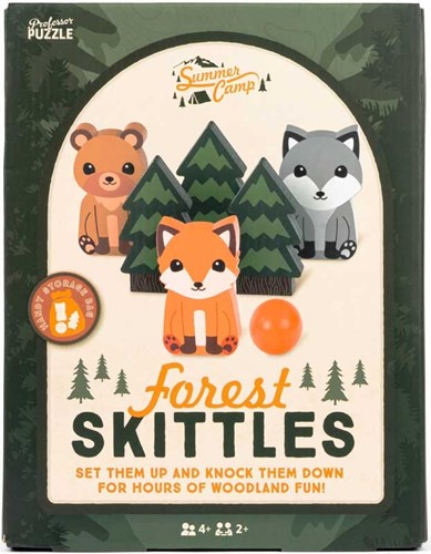 Forest Skittles buitenspel dieren kegelen voor kinderen