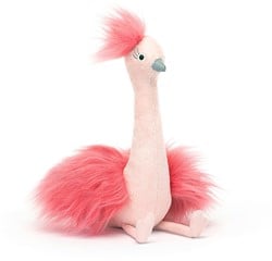 Jellycat Knuffel Fou Fou Struisvogel - 11x14x20cm