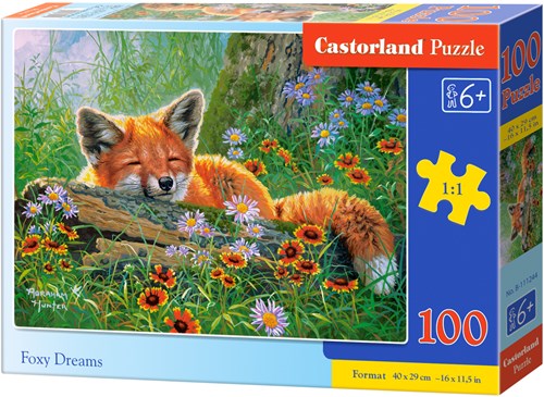Castorland puzzle Foxy Dreams - 100 pièces puzzle jouet-2