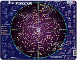 Larsen puzzle encadré constellations éducatif carton 70 pièces
