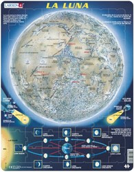Larsen puzzel - maan educatief karton - 70 stukjes Spaans