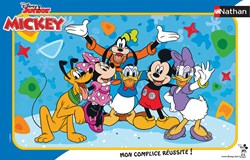 Nathan puzzle amis de Mickey Mouse - puzzle cadre 15 pièces Disney