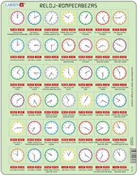Larsen legpuzzel - Spaans klok puzzel - 42 stukjes educatief