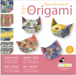 Fridolin origami set kunstpapier 15x15 cm 20 vel Rosina Wachtmeister